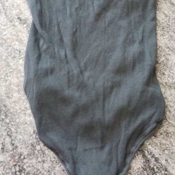 Skims ribbed cotton Bodysuit medium deep sea - Picture 2 of 5